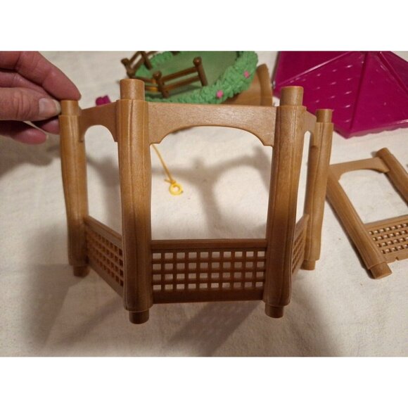 Lil Woodzeez Canopy Wood Fence  Treehouse Replacement Parts Lot - Picture 3 of 11
